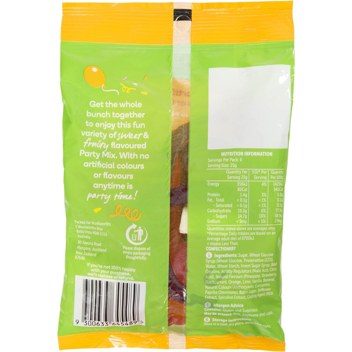 Woolworths Party Mix 150g Woolworths
