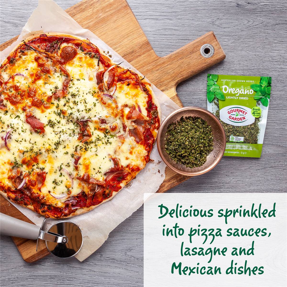 Gourmet Garden Oregano Lightly Dried 5g Woolworths