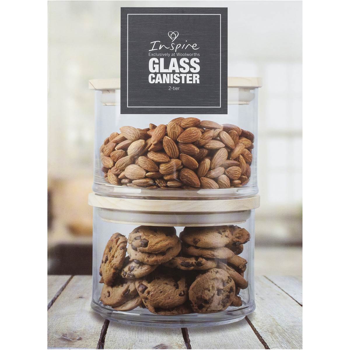 Inspire Stackable Storage Jar Each Woolworths