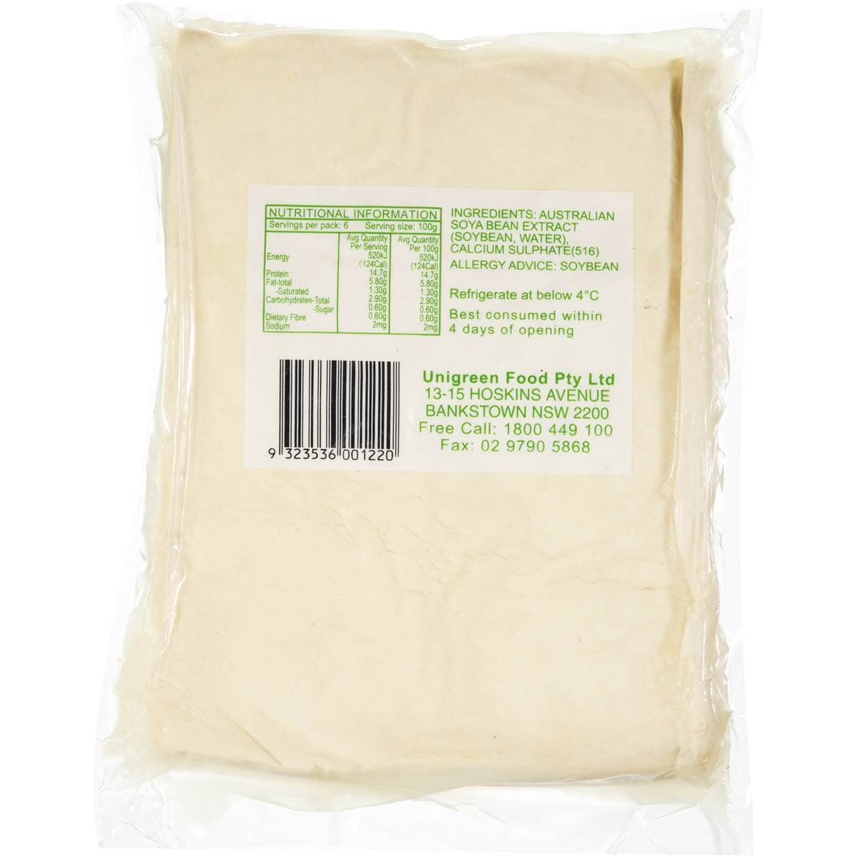 Evergreen Bean Curd 6 Pieces 500g Woolworths
