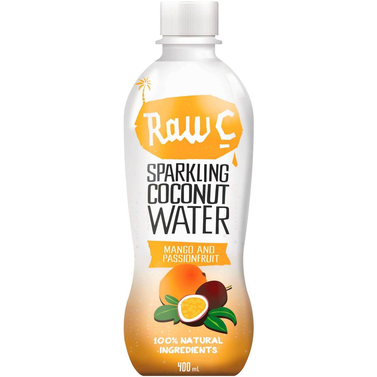 Raw C Sparkling Mango & Passionfruit Coconut Water