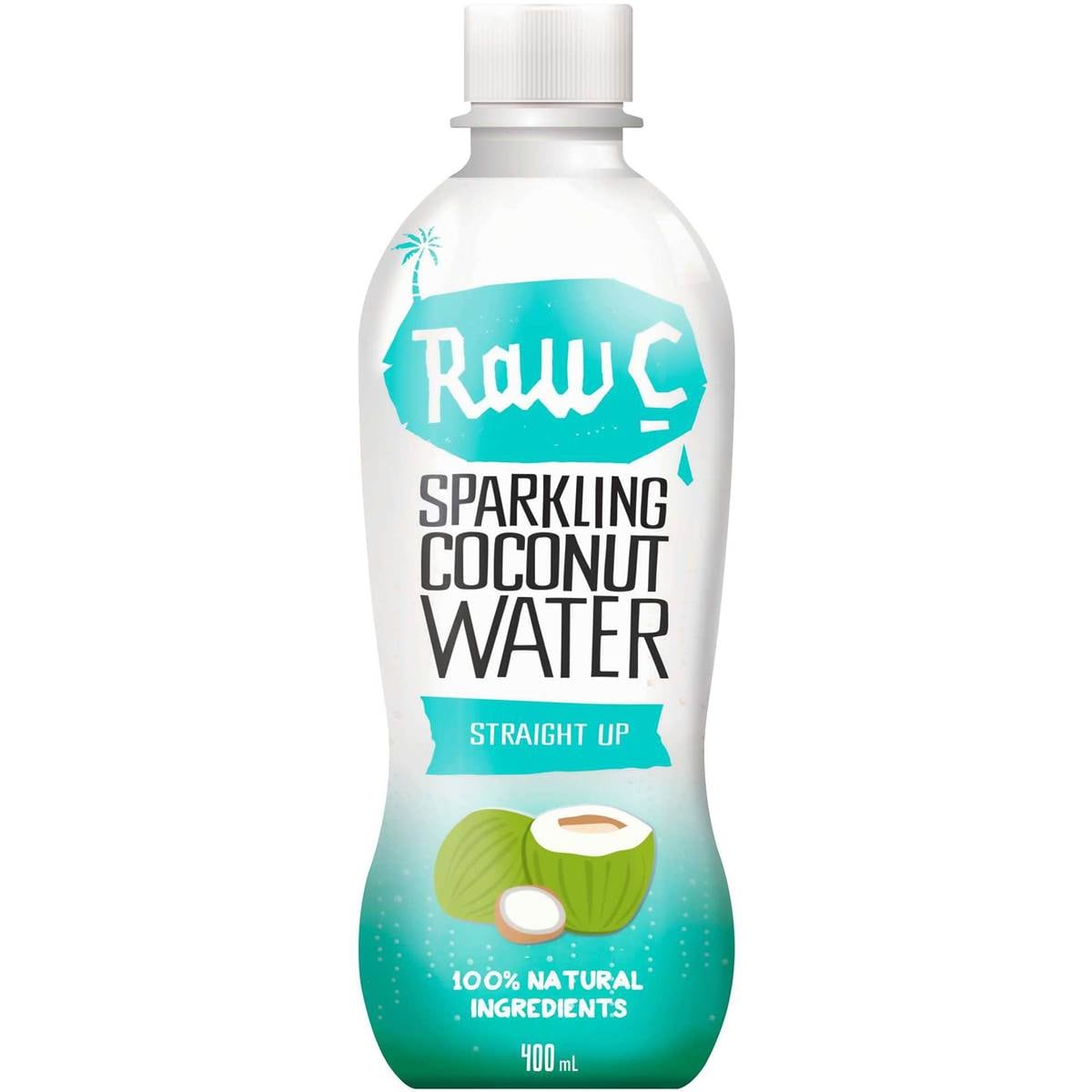 Raw C Sparkling Natural Coconut Water 400ml Woolworths