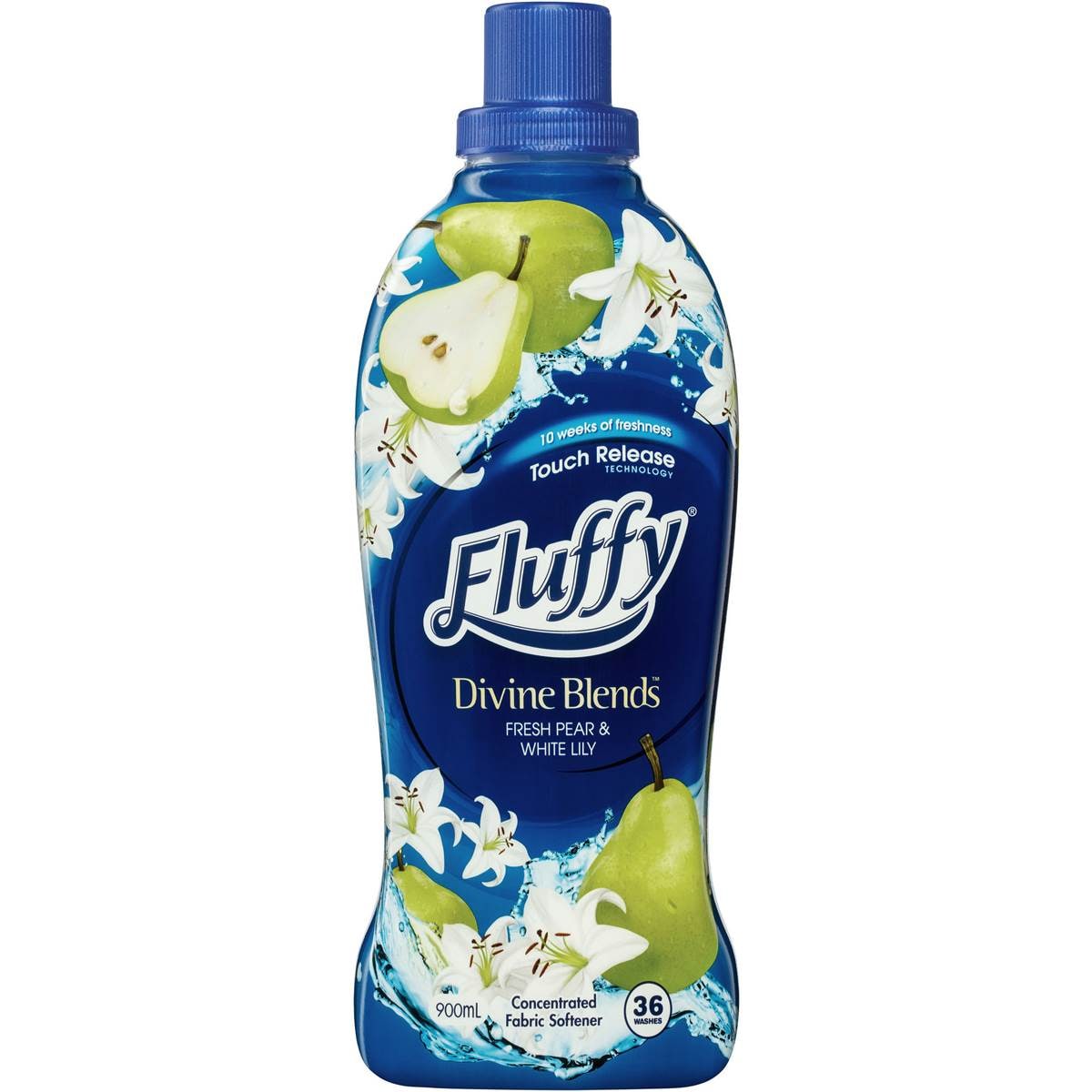 Fluffy Divine Blends Concentrated Fabric Softener Fresh Pear & White
