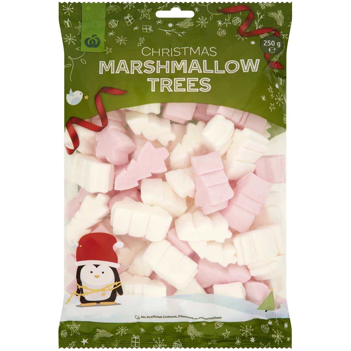 Woolworths Christmas Marshmallow Trees Shapes 250g Woolworths