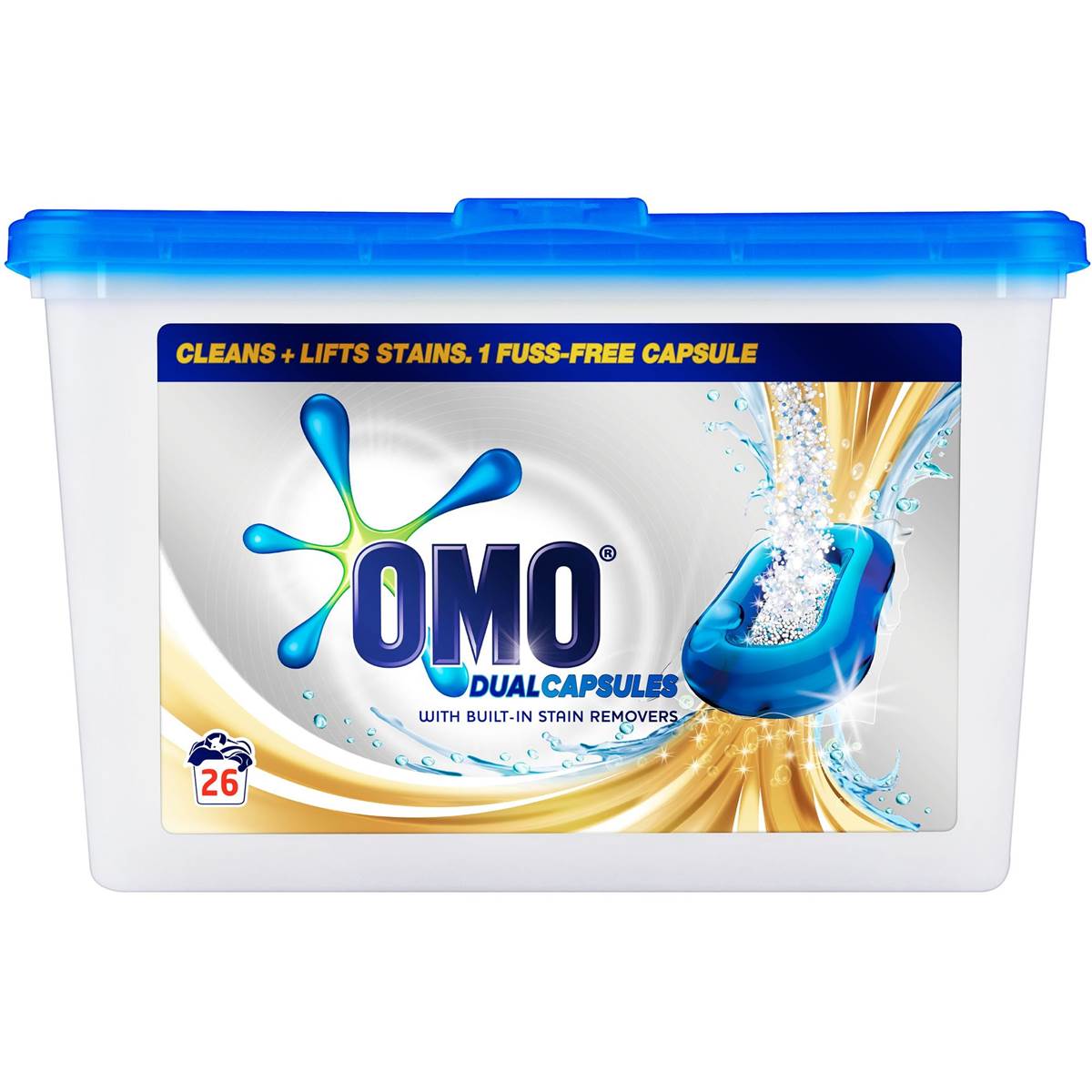 Omo Laundry Dual Capsules 16 Pack Woolworths