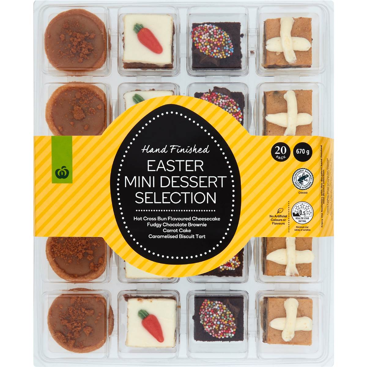 Woolworths Easter Mini Dessert Selection 20 pack
