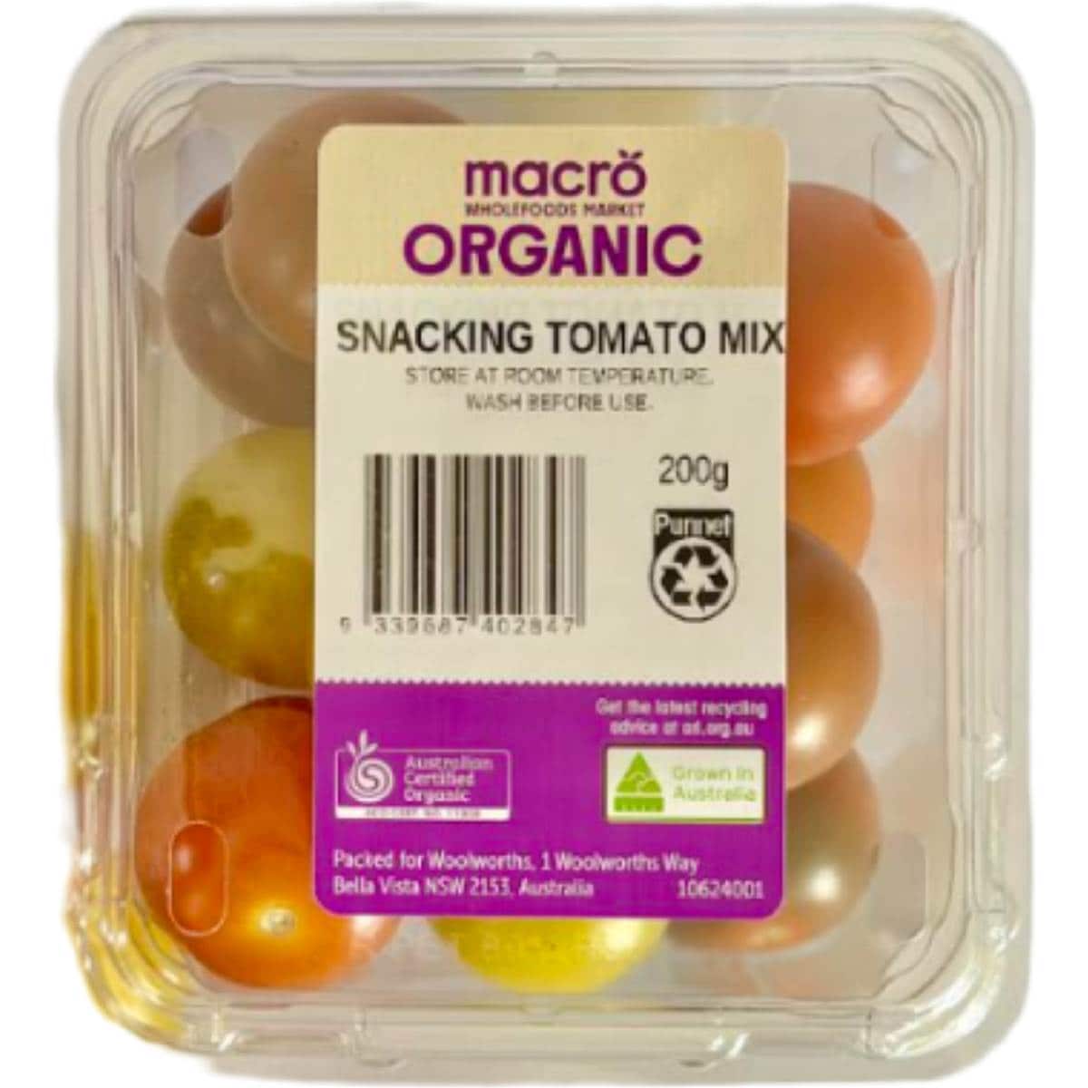 Macro Organic Tomato Snacking Mix 200g