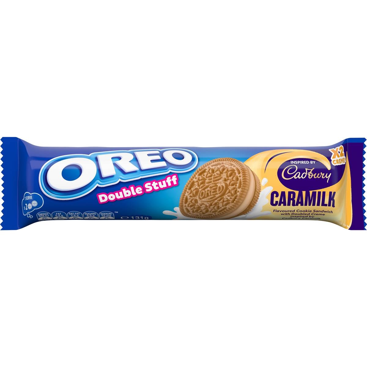Oreo Double Stuff Cadbury Caramilk Cookies 131g