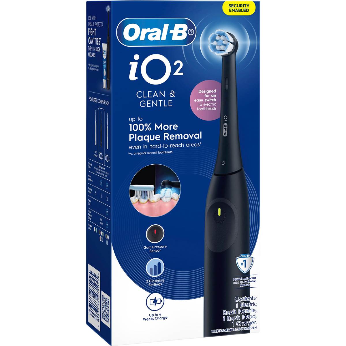 Oral-B iO2 Electric Toothbrush Set Night Black each