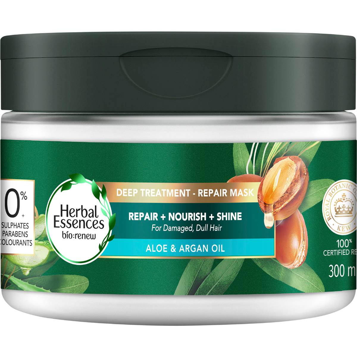 Herbal Essences Deep Treatment Repair Mask Aloe & Argan Oil 300mL