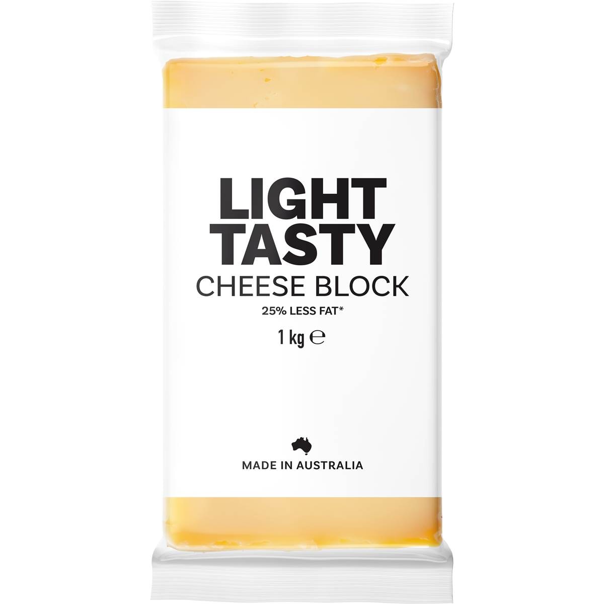 White Label Light Tasty Cheese Block 1kg