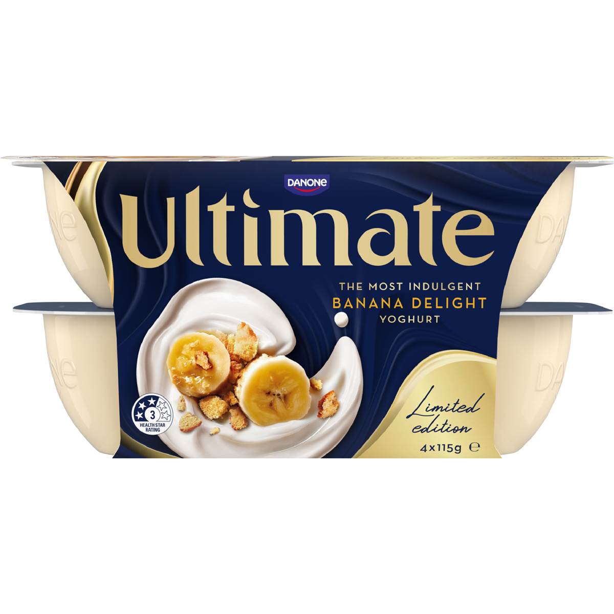 Ultimate Yoghurt Banana Delight 115g x 4 pack