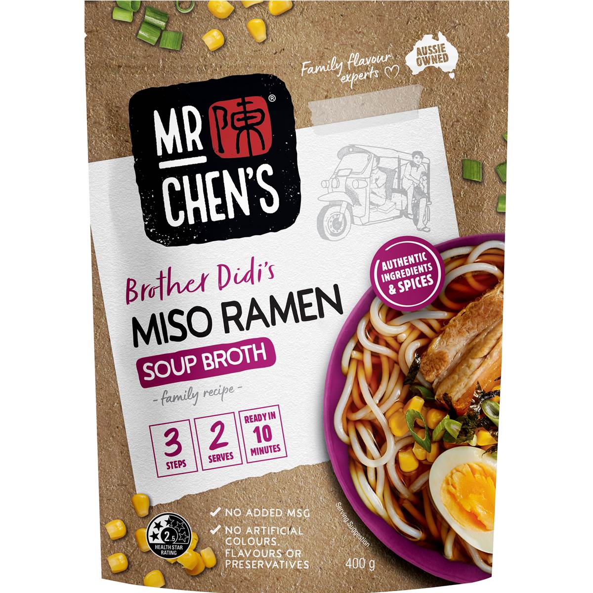 Mr Chen's Miso Ramen Soup Broth 400g