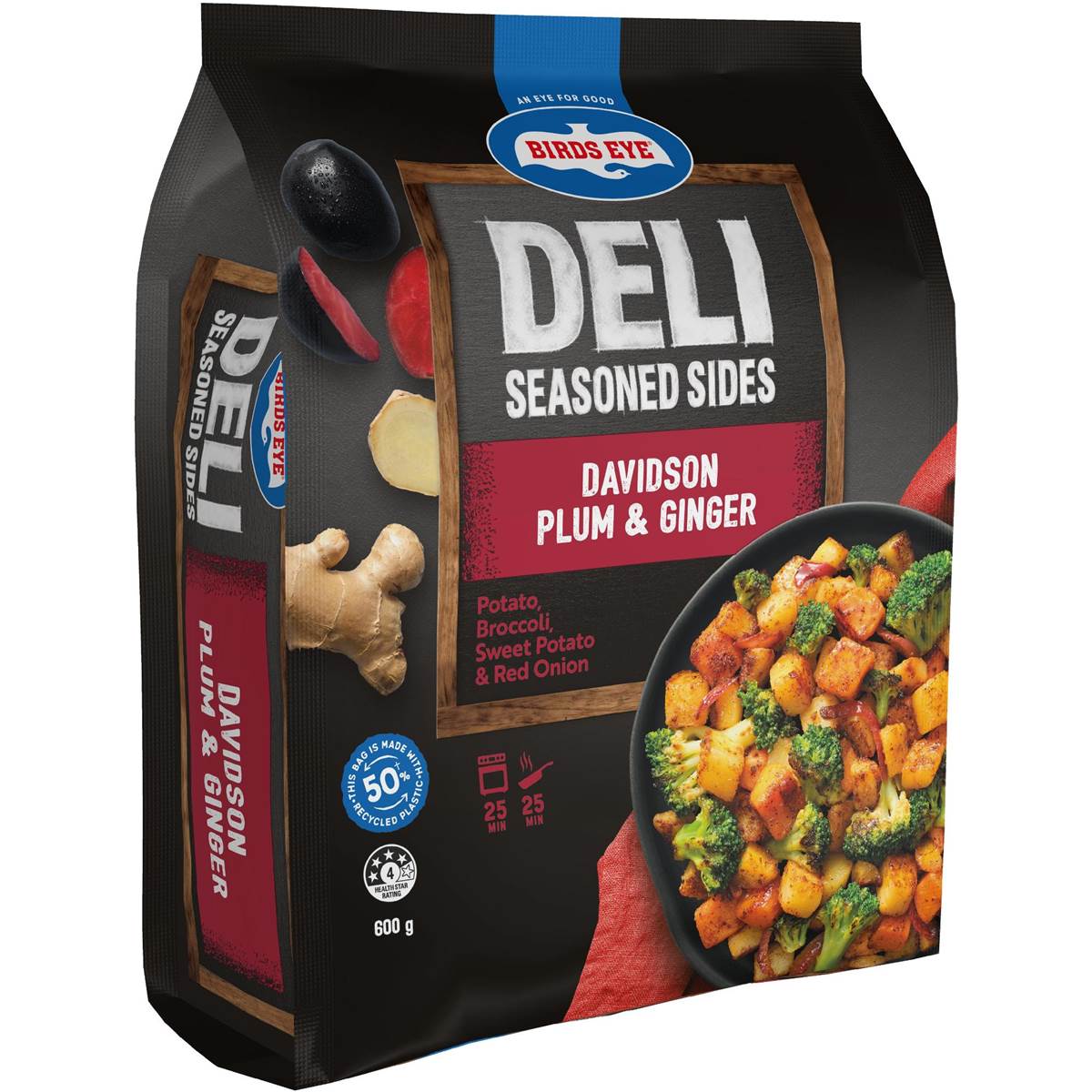 Birds Eye Deli Seasoned Sides Davidson Plum & Ginger 600g