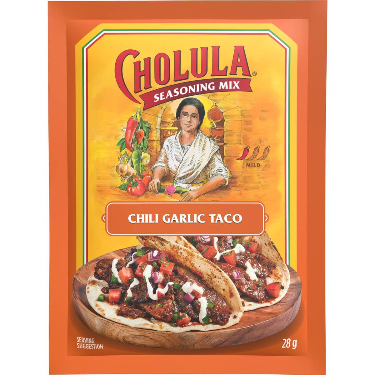 Cholula Chilli Garlic Taco Spice Seasoning Mix product image