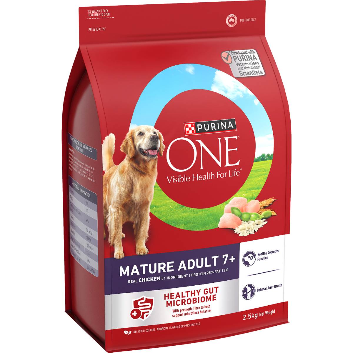 Purina One Mature Adult 7+ Chicken Dry Dog Food 2.5kg