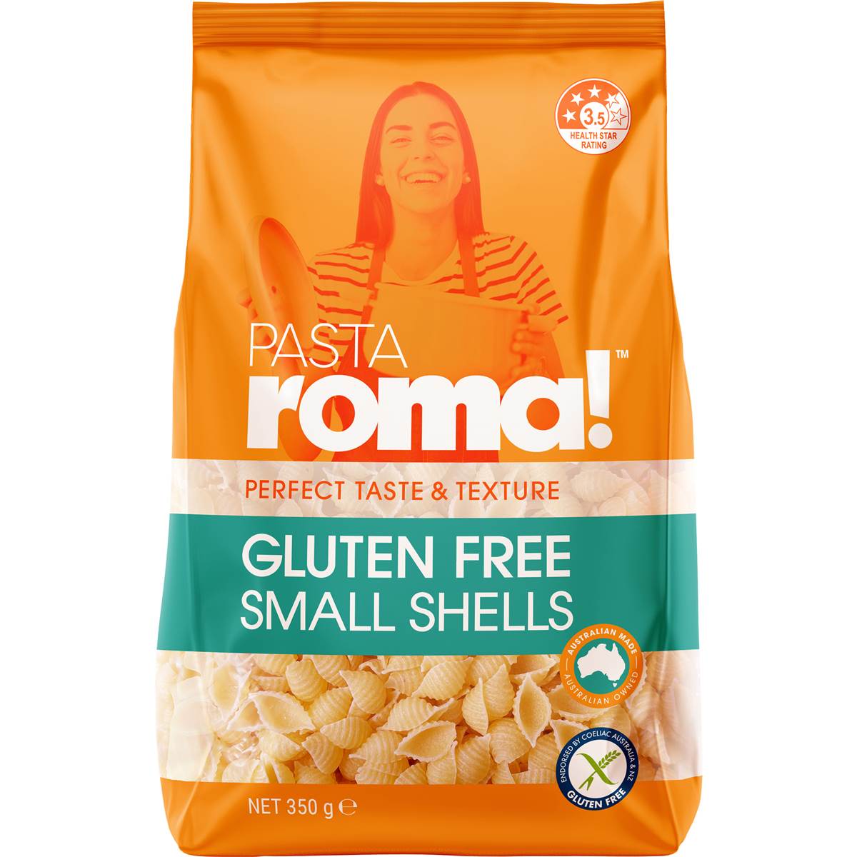 Pasta Roma Gluten Free Small Shells 350g