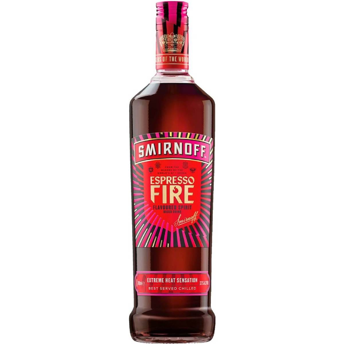 Smirnoff Espresso Fire Bottle 700mL