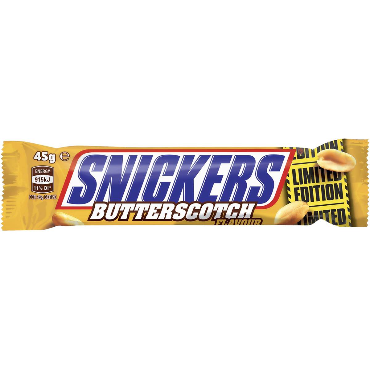 Snickers Butterscotch Bar Limited Edition 45g | Woolworths