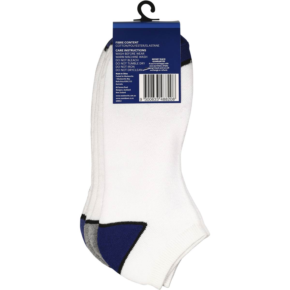Woolworths Essentials Socks Mens 3 Pack Woolworths