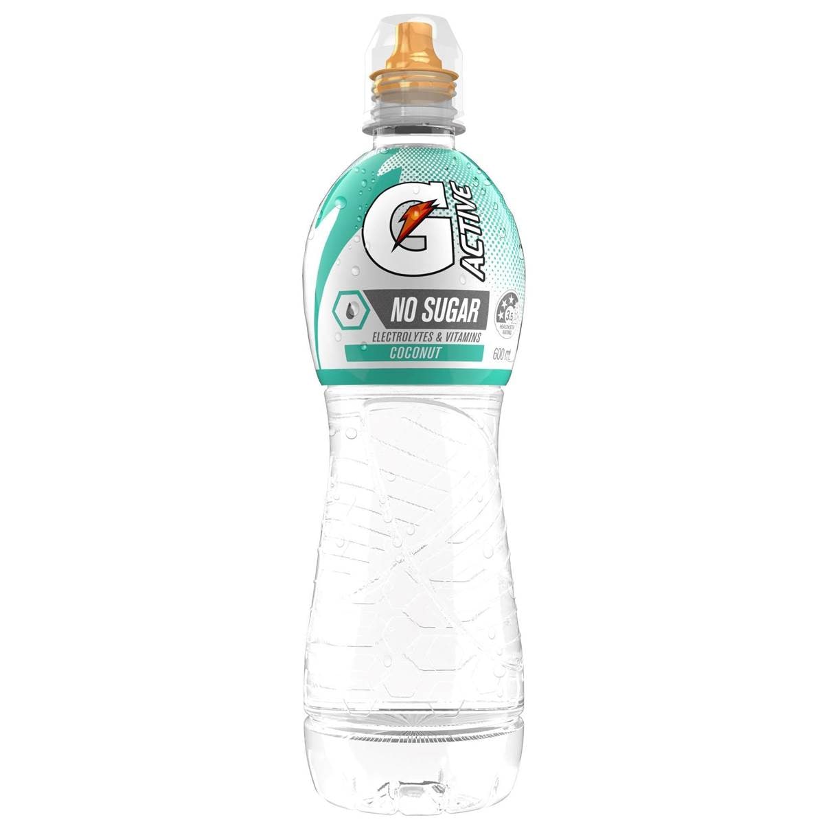 Gatorade G Active Water Sports Drinks Coconut Breeze Sugar Free 600mL