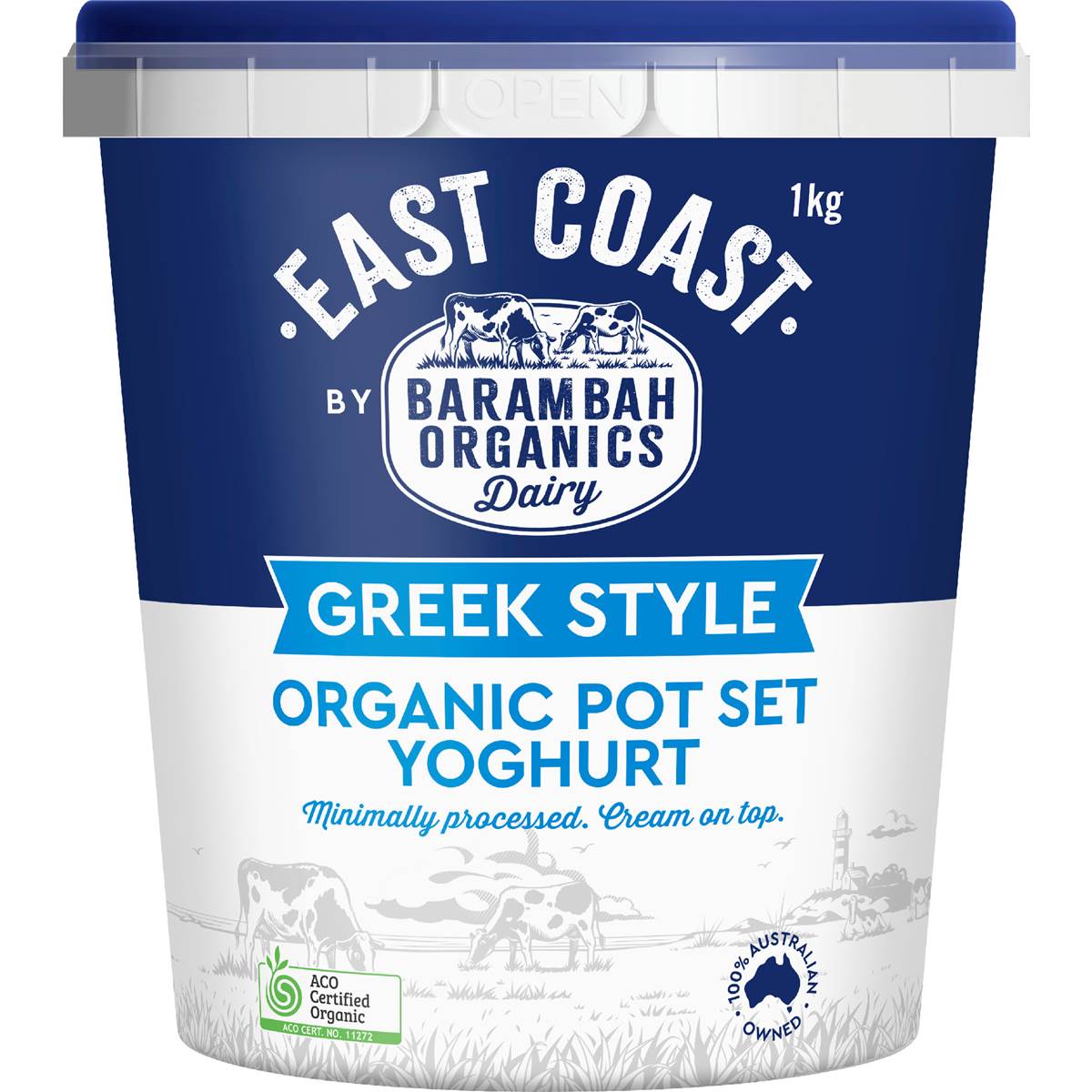 Barambah Organics Greek Style Pot Set Yoghurt