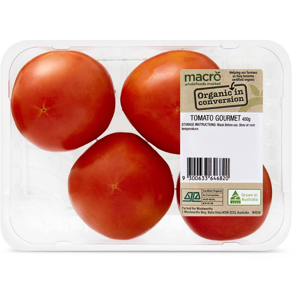 Macro In Conversion To Organic Tomato Gourmet