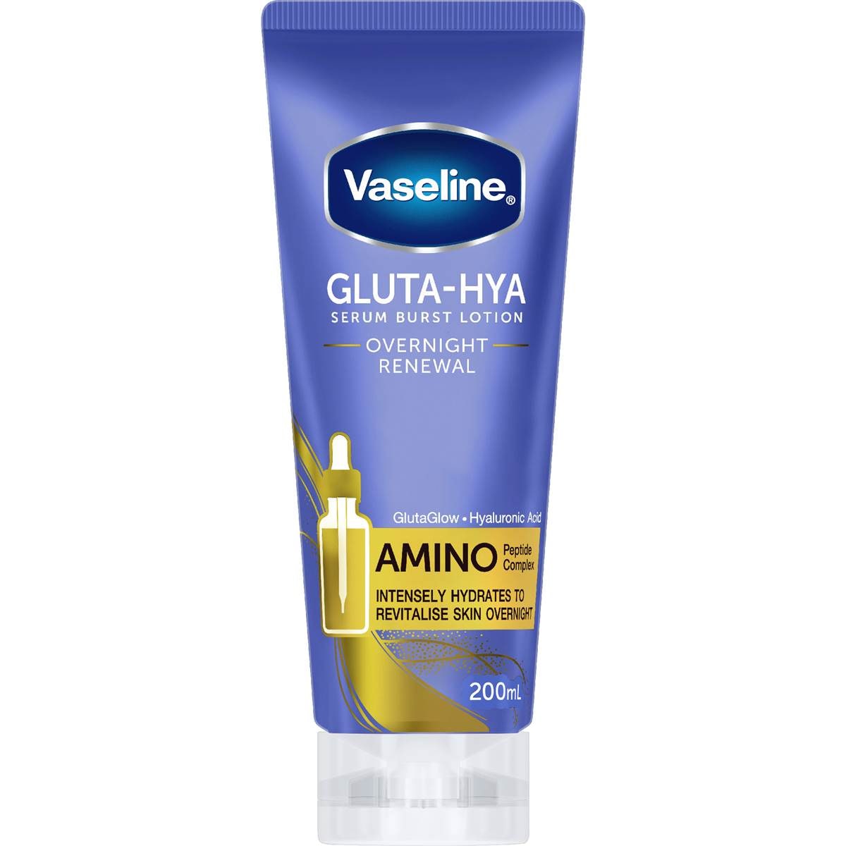 Vaseline Gluta-Hya Body Lotion Overnight Renewal 200mL