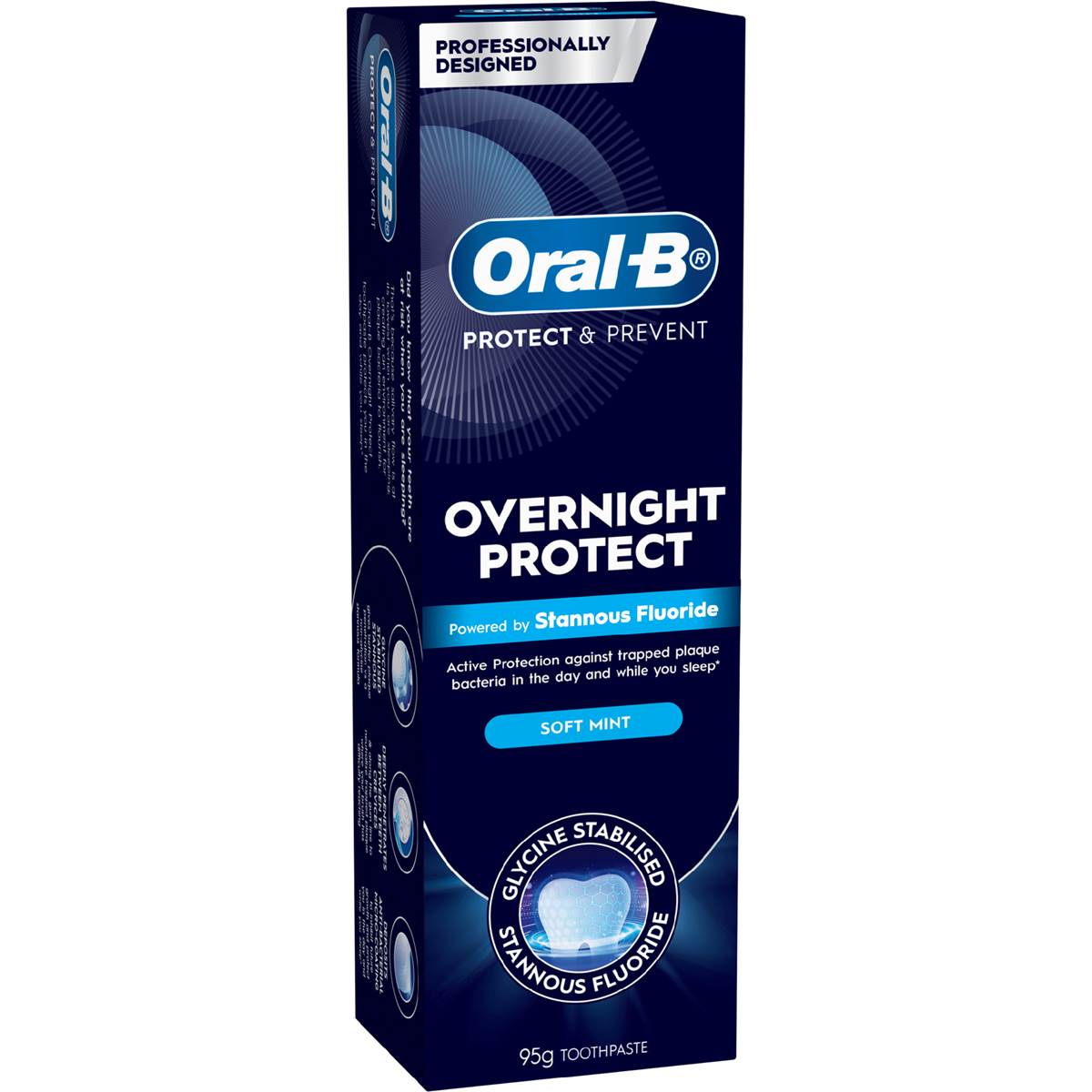 Oral-B Overnight Protect Toothpaste Soft Mint 95g