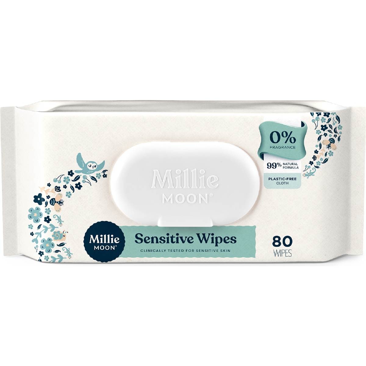 Millie Moon Sensitive Baby Wipes 80 pack