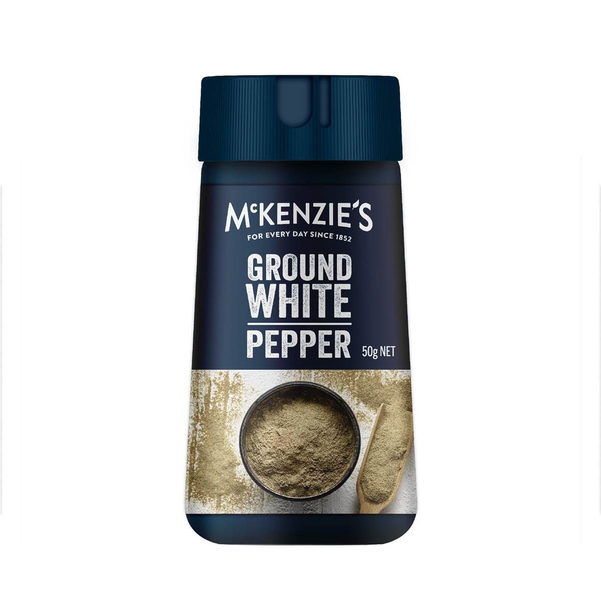 McKenzie's Ground White Pepper 50g
