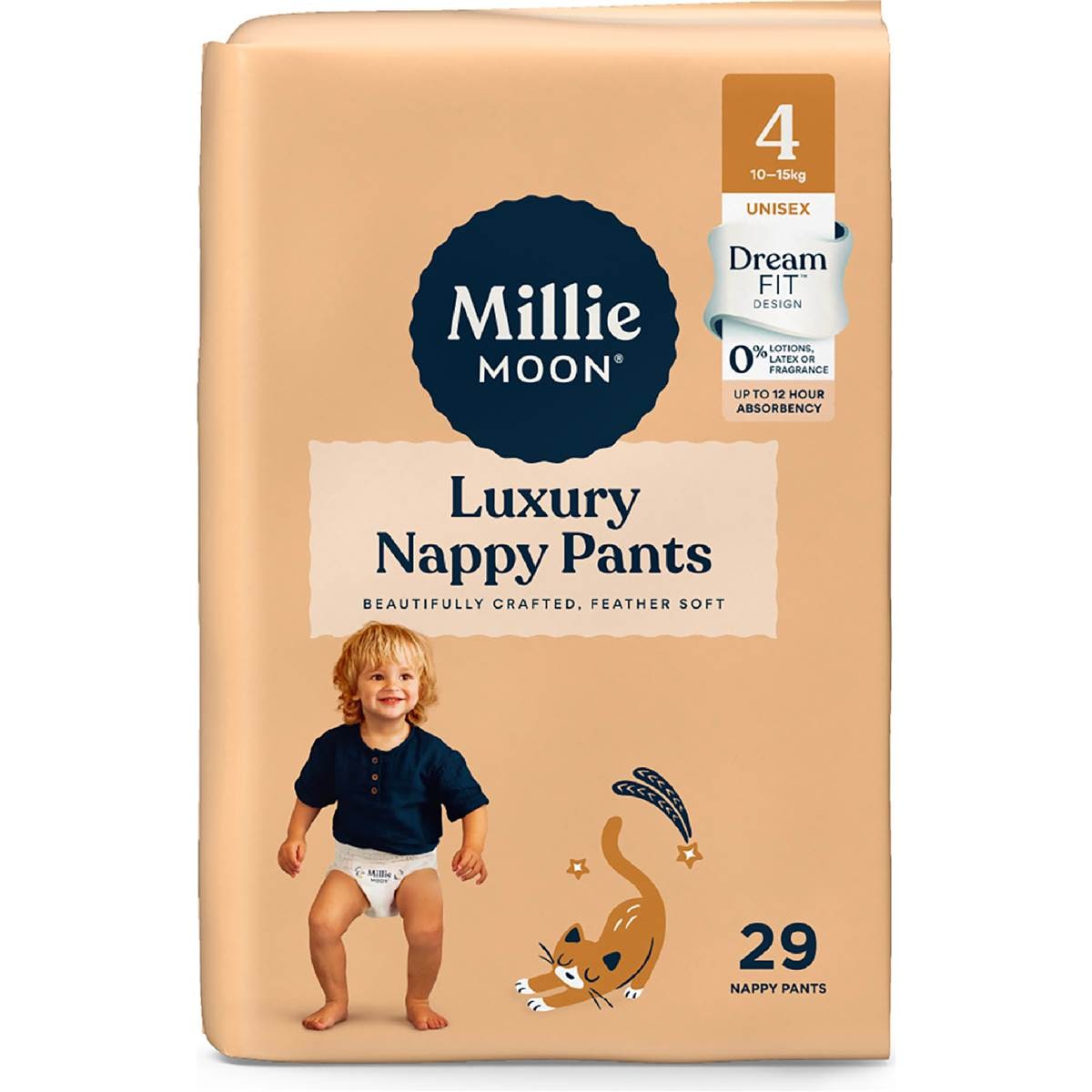 Millie Moon Luxury Nappy Pants Size 4 (10-15kg) 29 pack