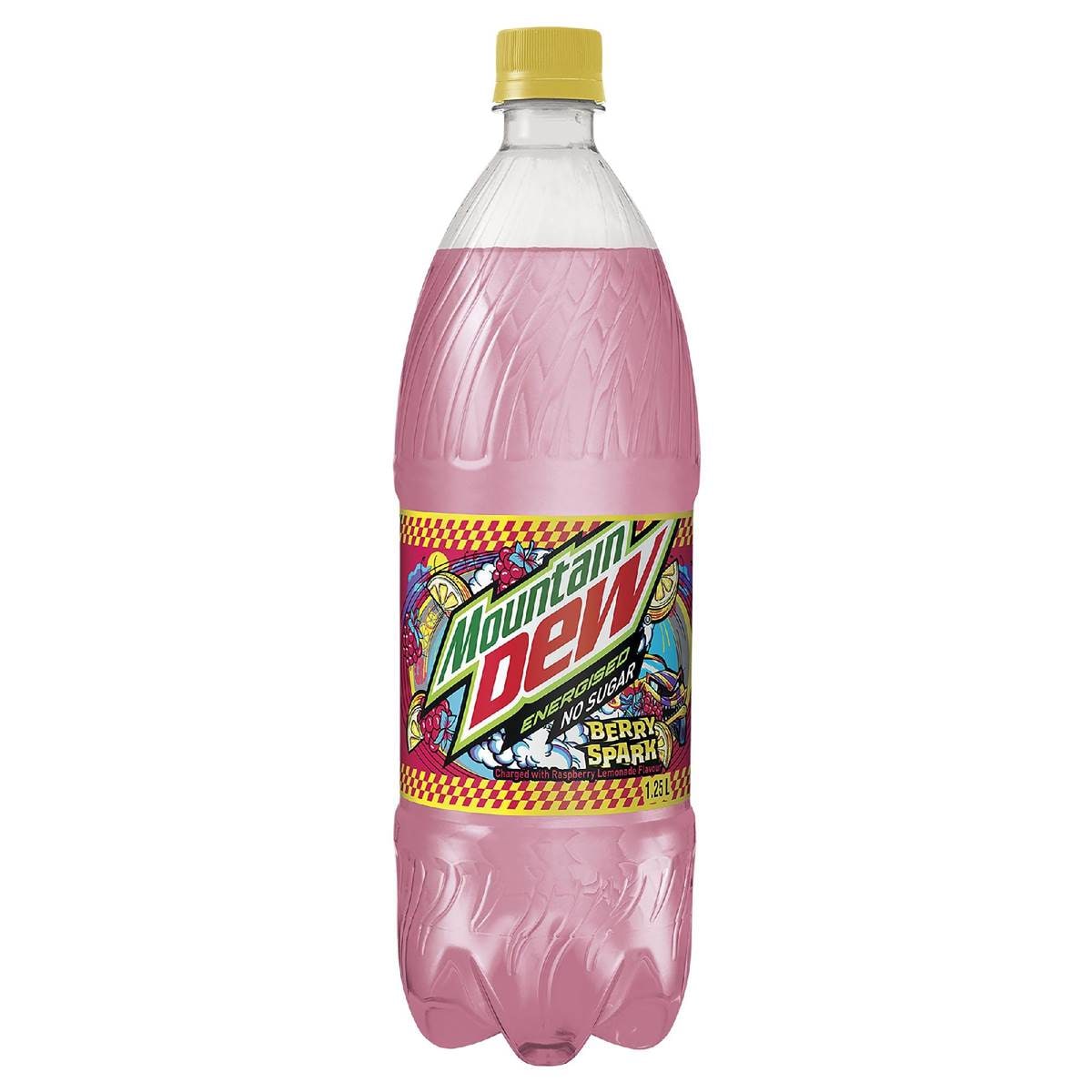 Mountain Dew Energised No Sugar Berry Spark 1.25L