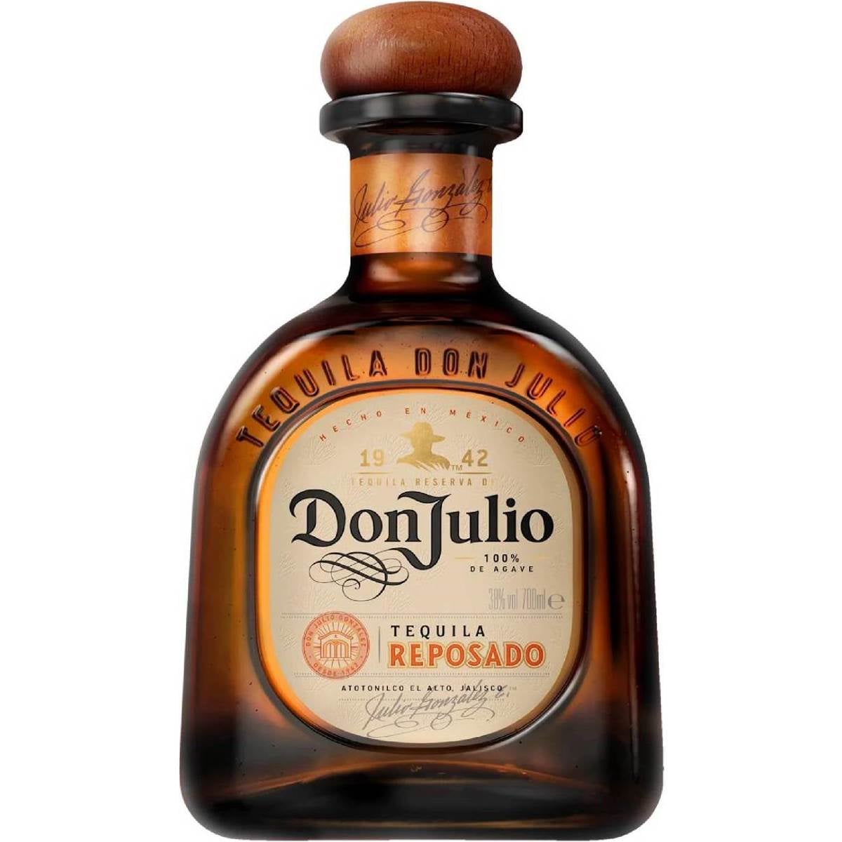 Don Julio Reposado Tequila Bottles 700mL