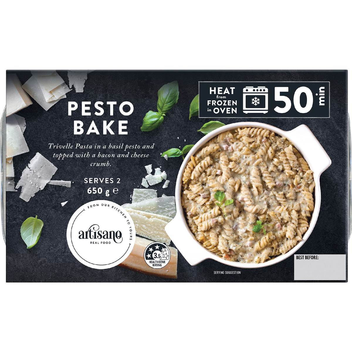 Artisano Pesto Pasta Bake 650g