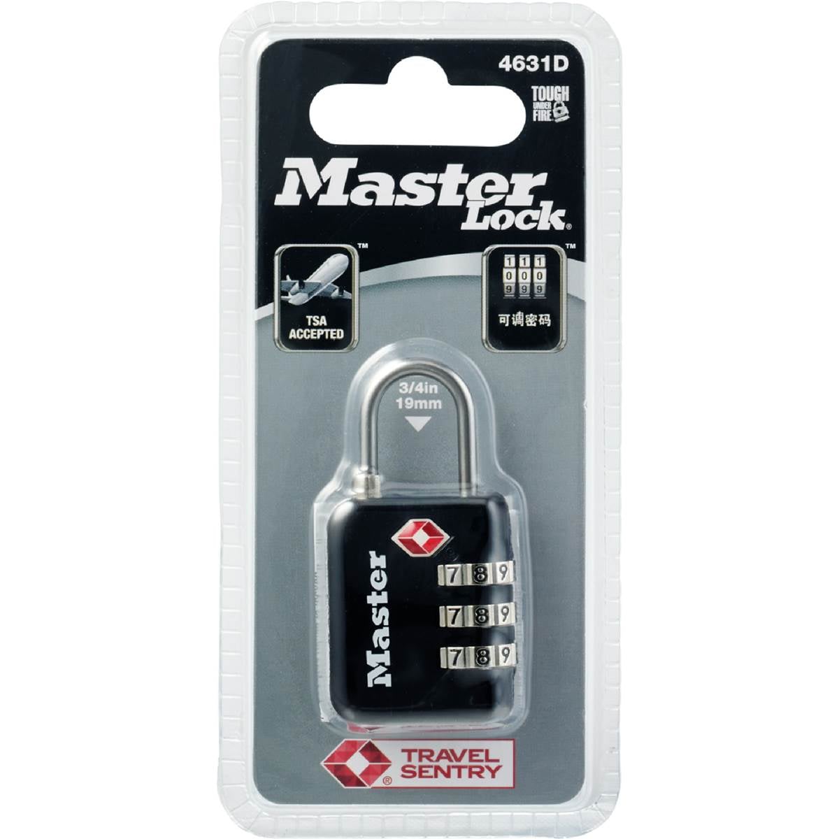 Master Lock Combination Padlock 30mm each