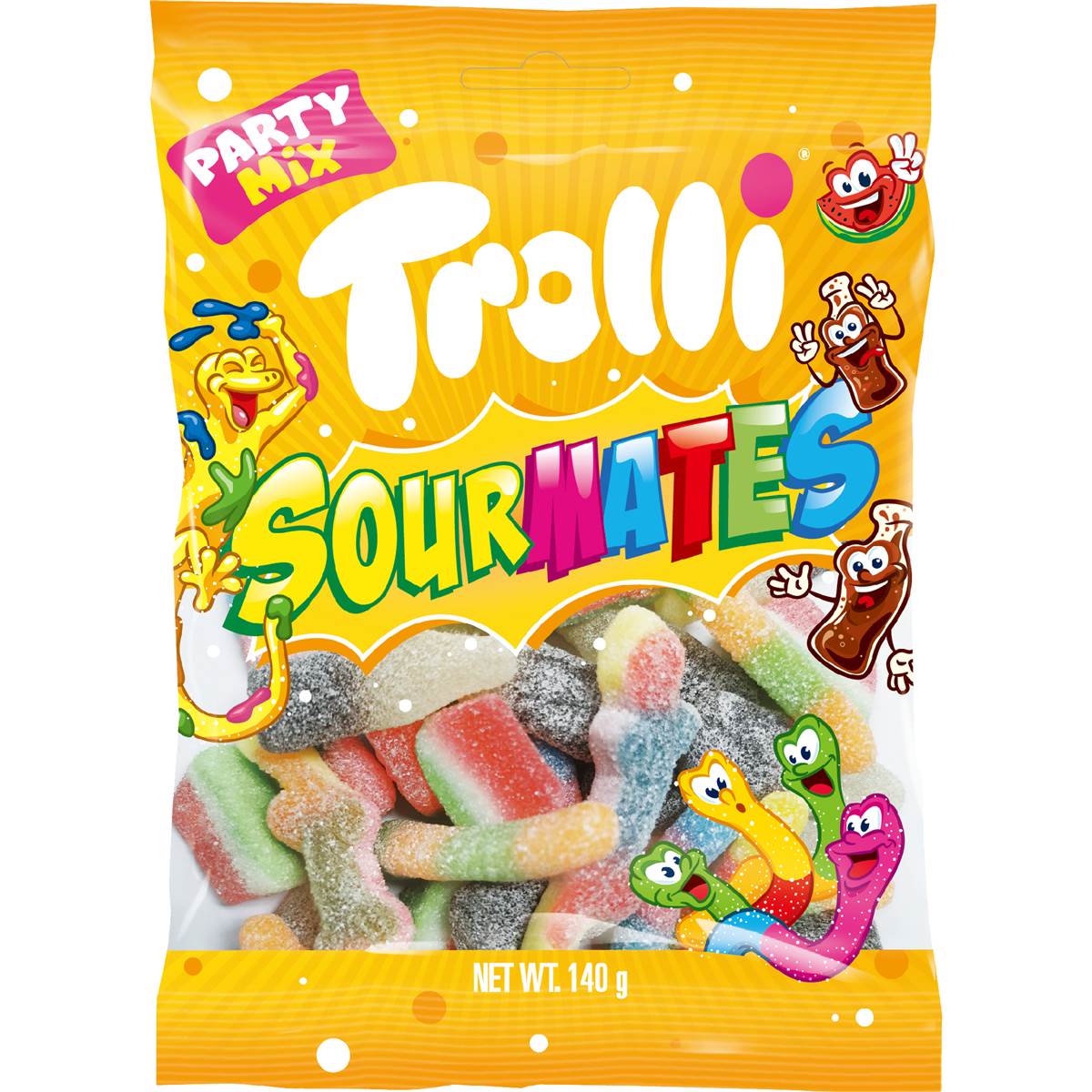 Trolli Sour Mates Lollies 140g