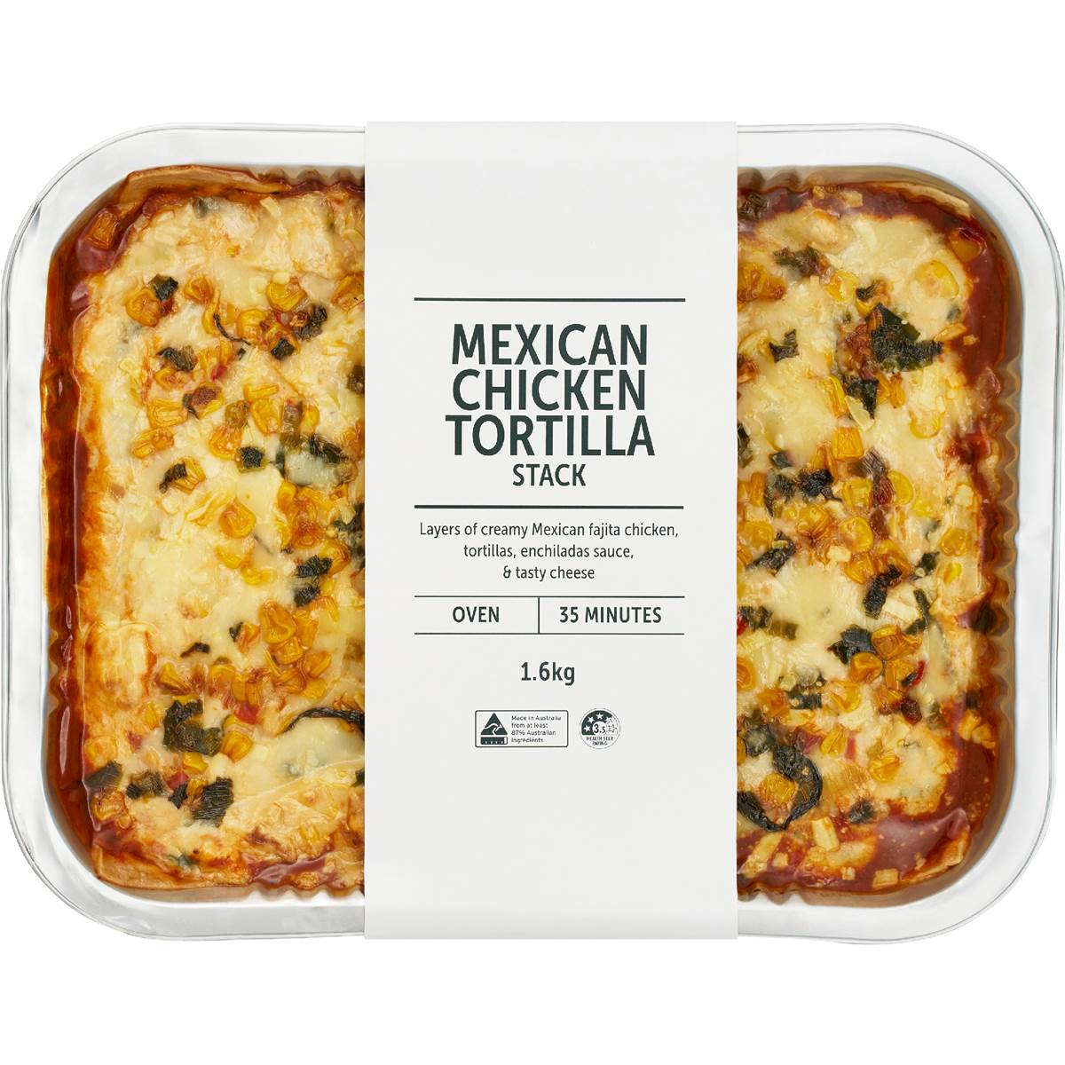 Fast Fuel Mexican Chicken Tortilla Stack 1.6kg