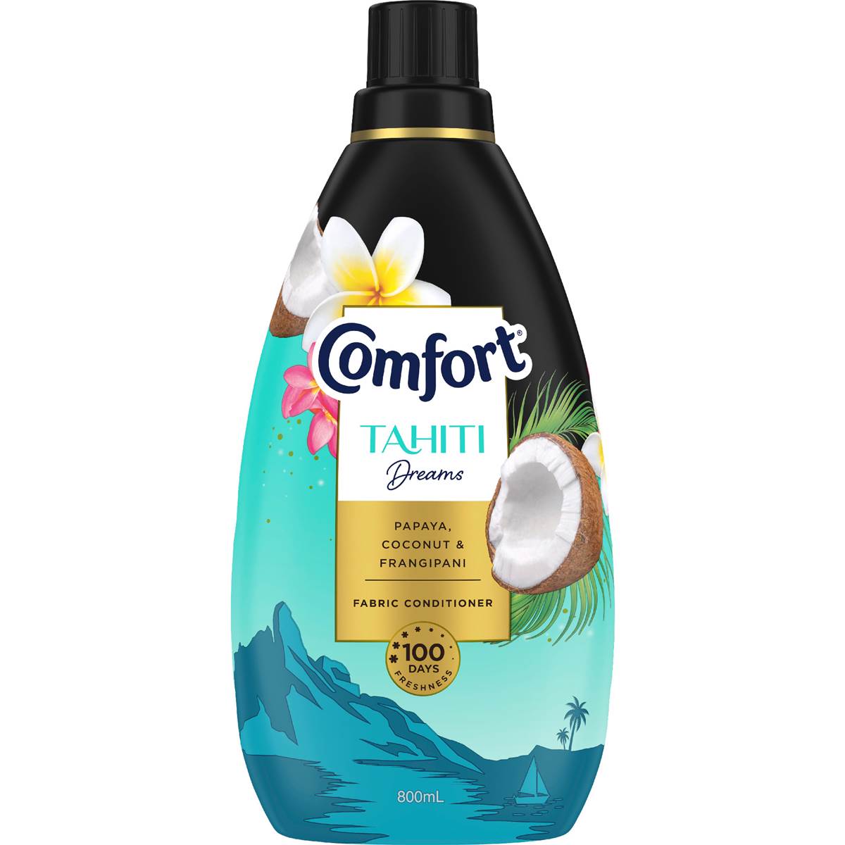 Comfort Laundry Fabric Conditioner Liquid Tahiti 800mL