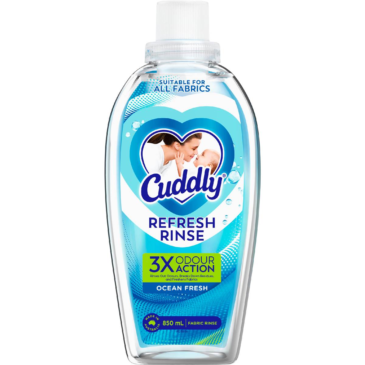 Cuddly Refresh Fabric Rinse Ocean Fresh 850mL