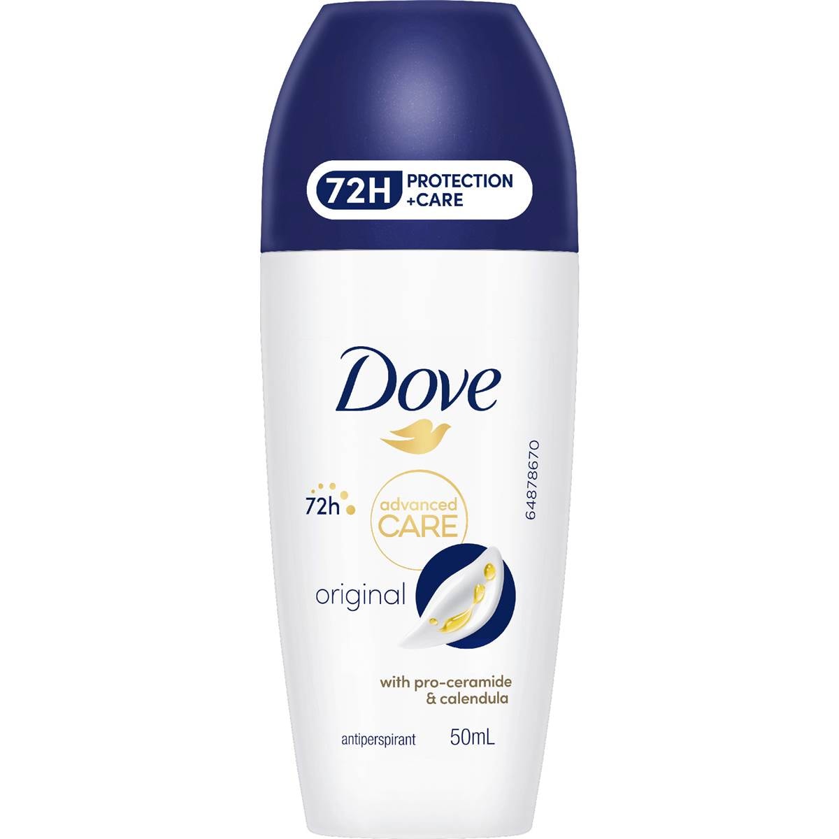 Dove Women Advanced 72hr Deodorant Roll On Original 50mL