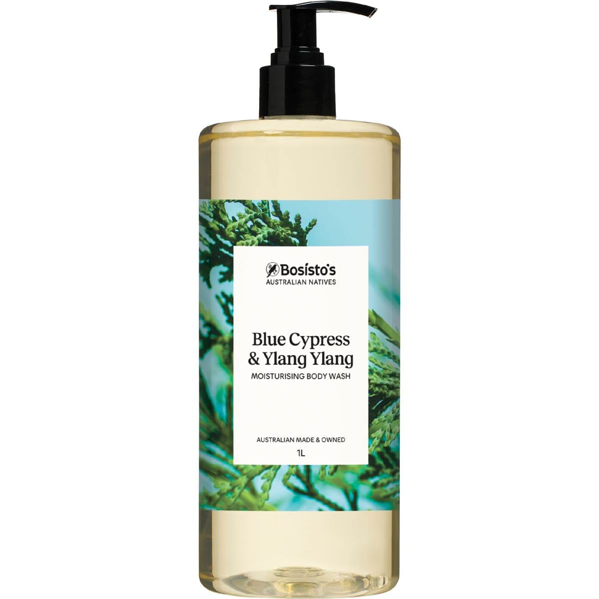 Bosisto's Body Wash Blue Cypress & YlangYlang 1L