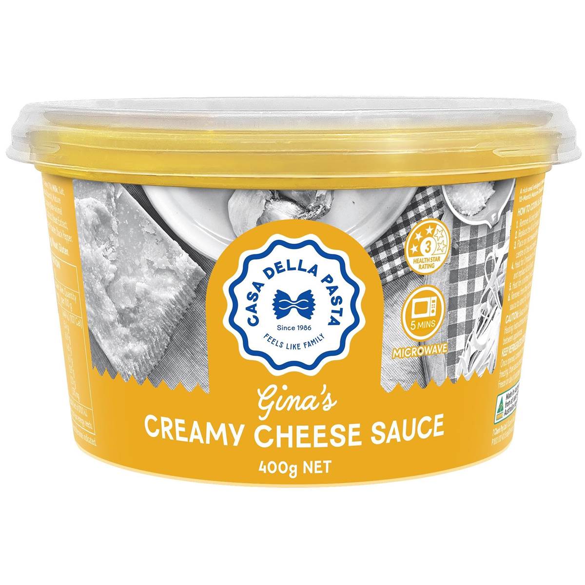 Casa Della Creamy Cheese Pasta Sauce 400g