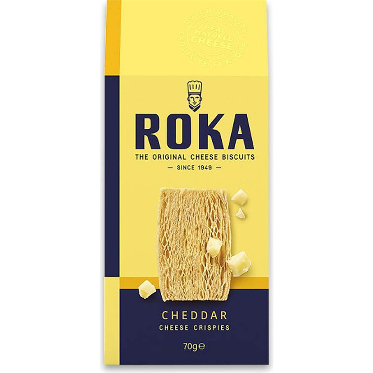 Roka Cheddar Cheese Crispies 70g