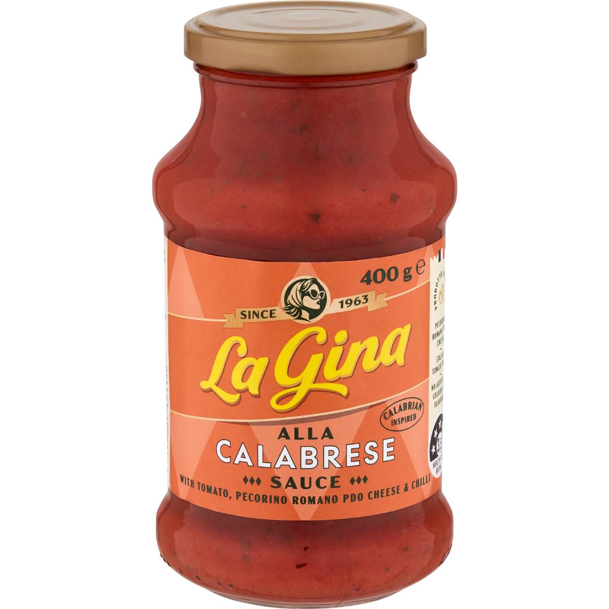 La Gina Calabrese Pasta Sauce 400g