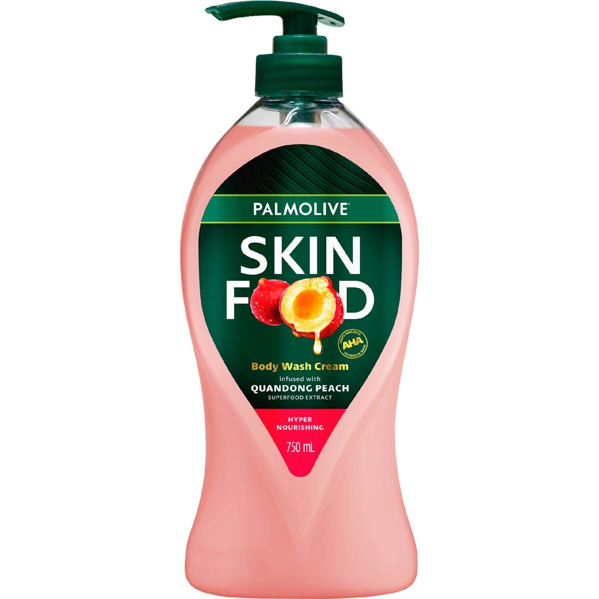 Palmolive Body Wash Cream Skin Food Quandong Peach 750mL
