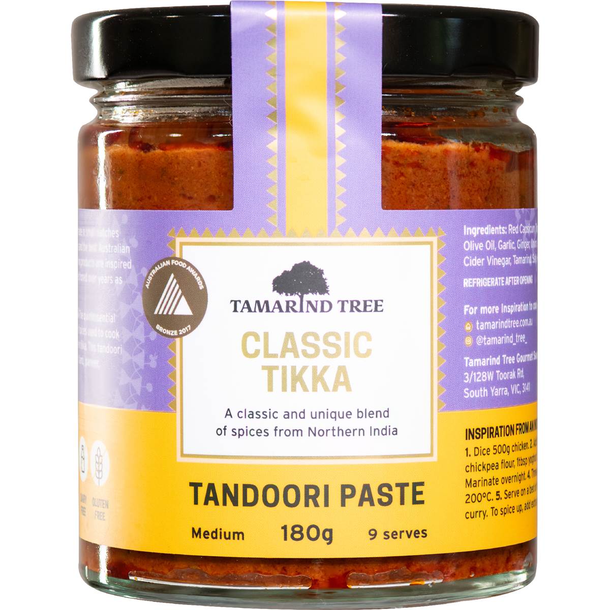 Tamarind Tree Classic Tikka Tandoori Paste 180g