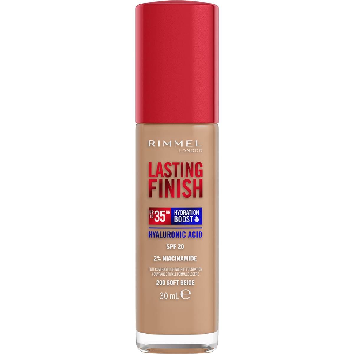 Rimmel London Lasting Finish Foundation Soft Beige 30mL