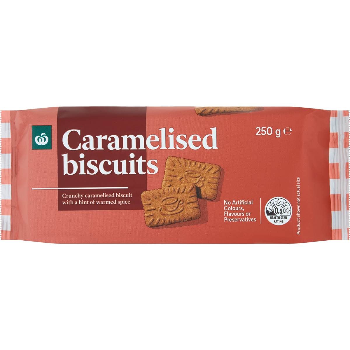 Woolworths Caramelised Biscuit 250g