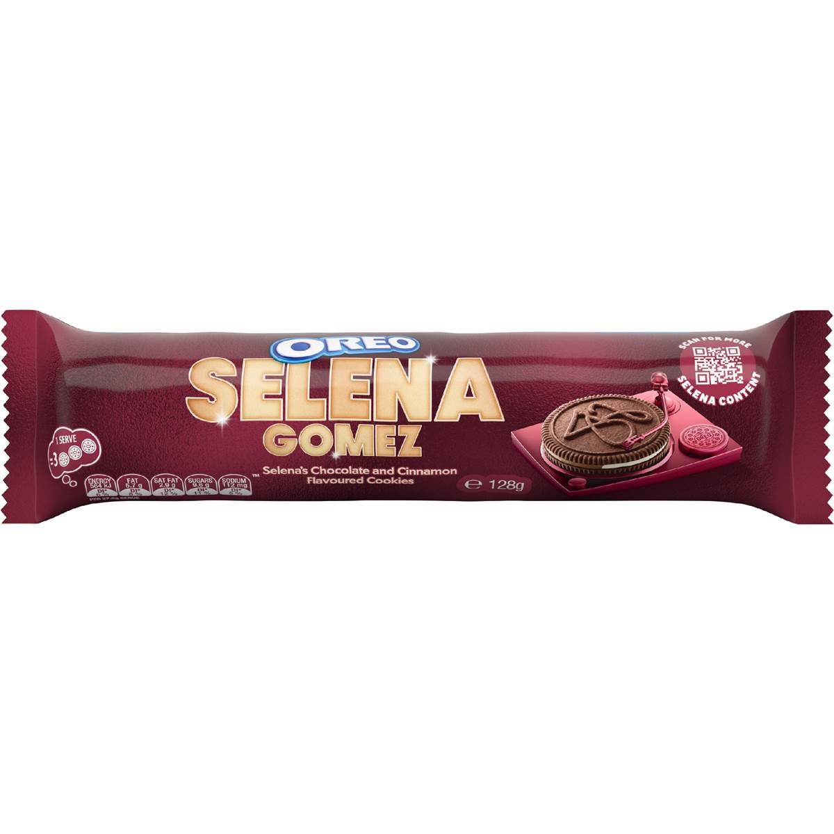 Oreo Selena Gomez Cookies Chocolate & Cinnamon 128g